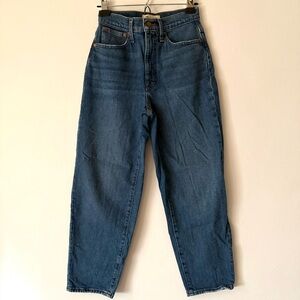 Madewell W25 Medium Blue Balloon Jean